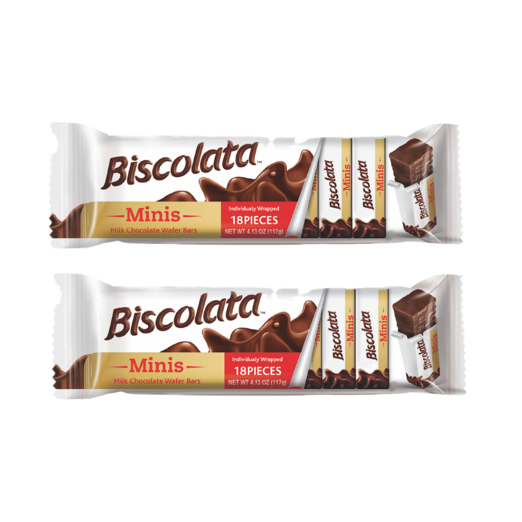 BISCOLATA MINIS HAZELNUT  117G